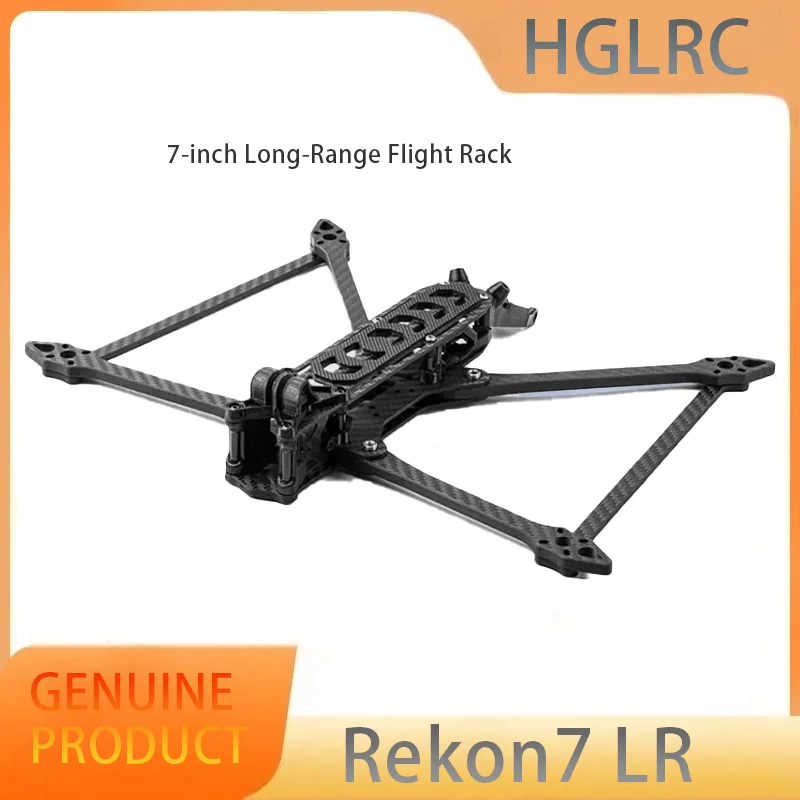 HGLRC Rekon7 LR 324 مللي متر 7 بوصة طويلة المدى مجموعات الإطارات ث/6 مللي متر الذراع 3K ألياف الكربون متوافق 7 بوصة المروحة ل FPV سباق الطائرة بدون طيار جزء #1