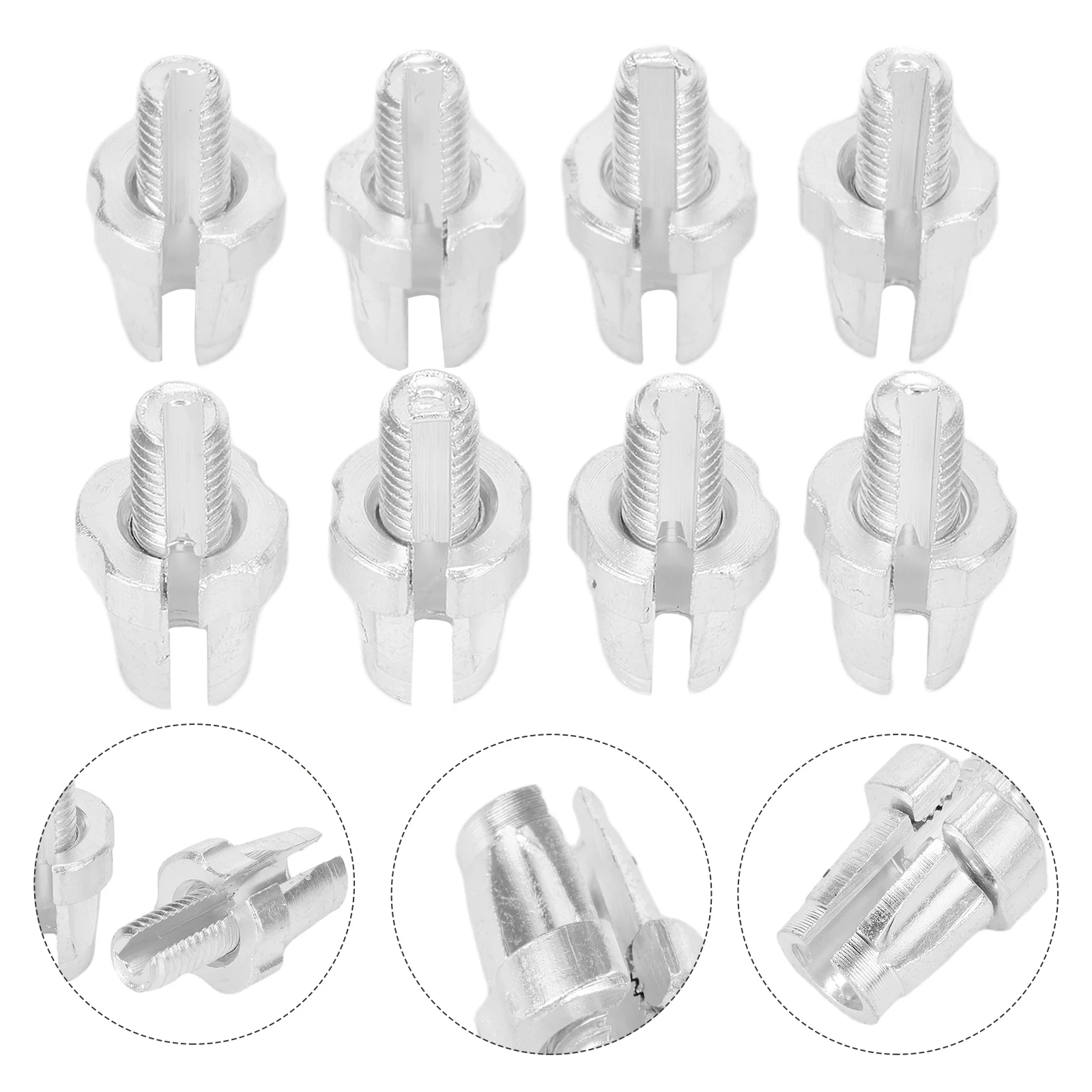 8x M7 Brake Levers Regulator Screws Brake Cable Adjusting Screw  Aluminum Alloy Bicycle Brake Lever Adjustment Screw Right Left