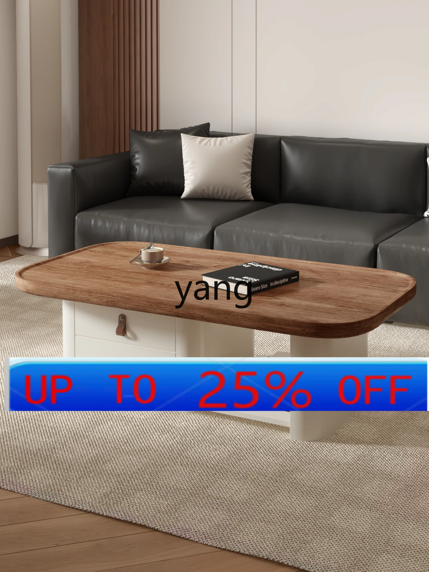 

CX living room home light luxury high sense solid wood small table edge few ancient style minimalist