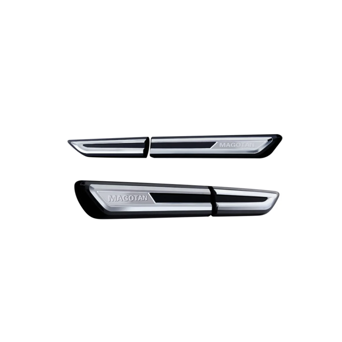 Car Chrome Car Side Fender Decoration Sticker Fender Trim Accessories for Magotan Passat B8