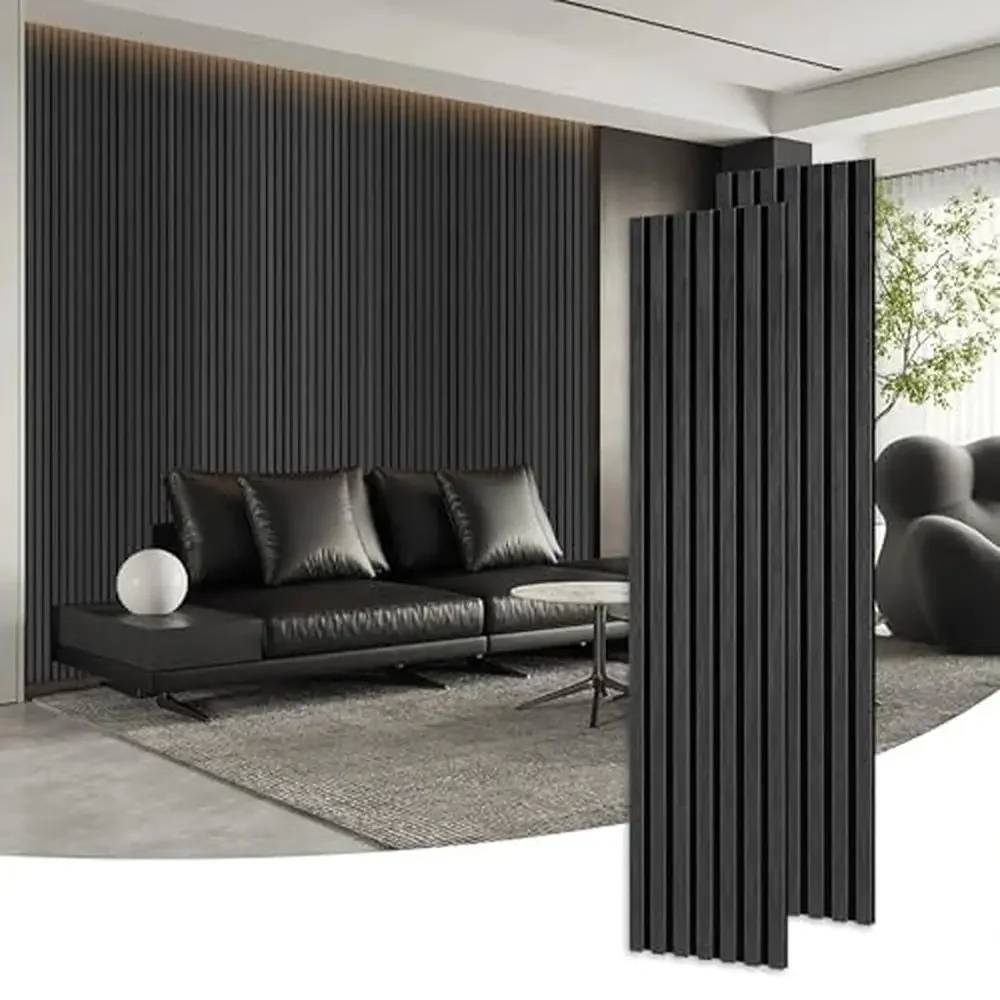 Modern Wood Wall Panels 3D Fluted Design Noise Reduction and Stylish Decor