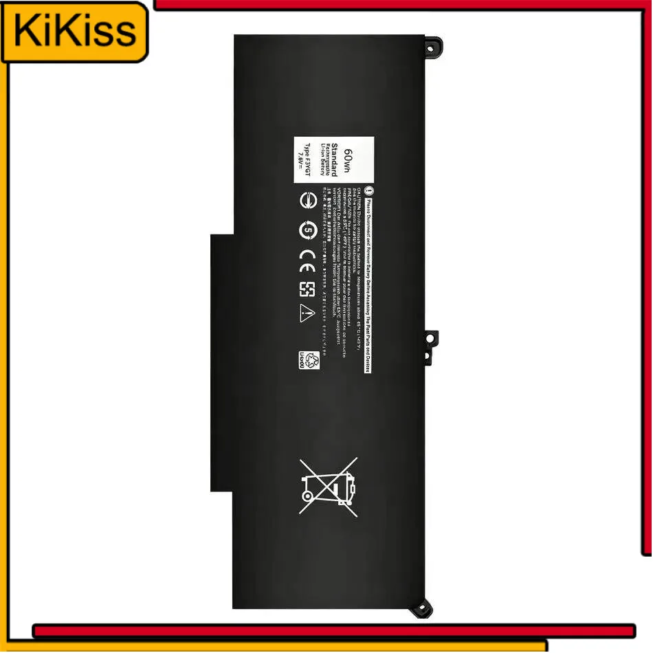 

Аккумулятор F3YGT 7800 мАч для Dell Latitude 12 7280 7290 E7280 E7290 13 7380 7390 E7380 E7390 14 7480 7490 E7480 E7490 C27RW PGFX4