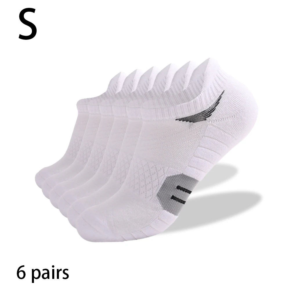 6 Pairs Sports Socks Cotton Foot Protector Running Footwear Comfortable