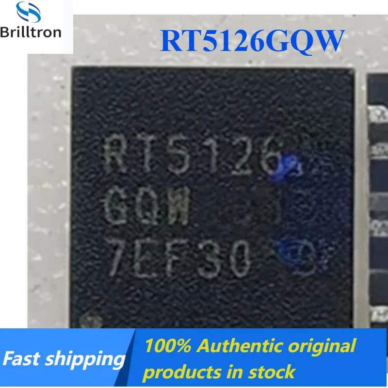 5PCS 100% Original RT5126GQW RT5126 QFN32 Brand New  in Stock , Fast Shipping.
