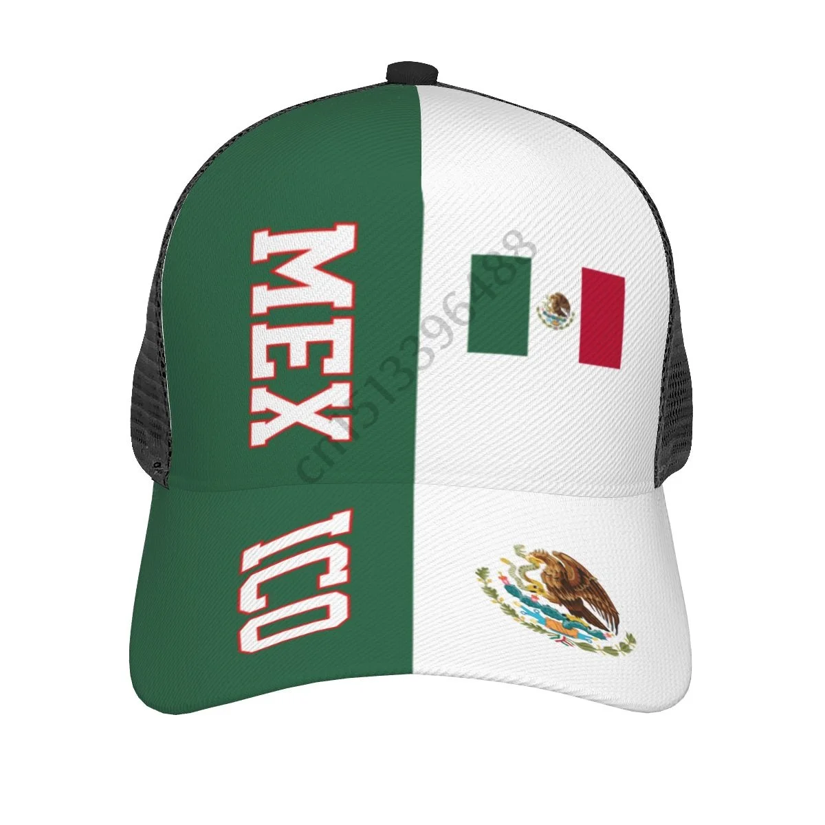 Mexico Soccer Country Flag Summer Sun Baseball Cap Breathable Adjustable Men Women Outdoor Fishing Hat