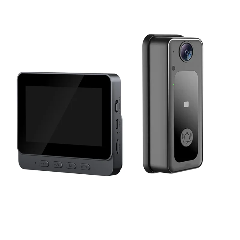 BNVN-Tuya Smart Security Visual Doorbell اتصال داخلي لاسلكي 4.3In LPS-Screen HD للرؤية الليلية كاميرا فيديو جرس الباب