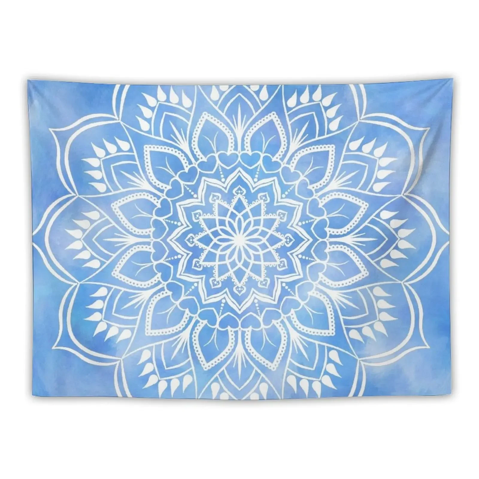

Blue and white Mandala Tapestry Decor Home Home And Comfort Decor Tapestry