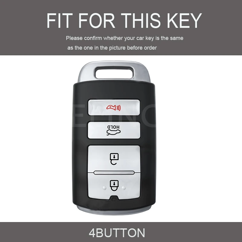 4Buttons For KIA Cadenza K9 K7 K-04 Sorento K900 and New K7 TPU Auto Shell Fob Cover Holder Car Key Case Keychain Protector
