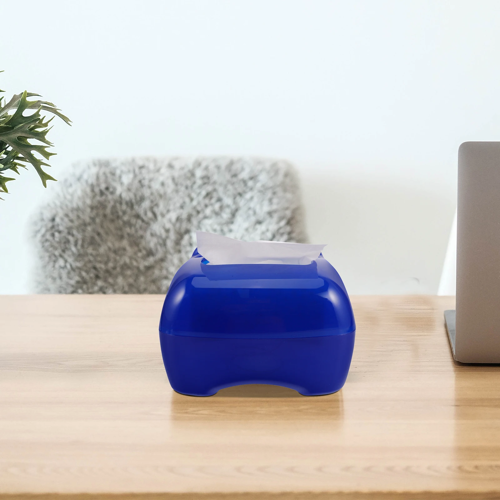 

Rectangular Tissue Box Cover Creative Cartoon Design Multifunctional Storage Desktop Use Adequate Capacity Craftsmanship