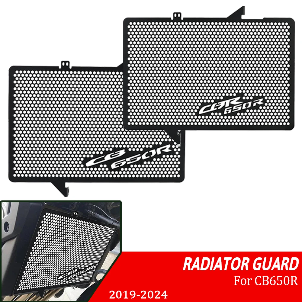 

For Honda CB650R CB 650R CB 650 R Neo SP Cafe 2019-2024 Motorcycle CNC Radiator Grille Cover Guard Protection Protector Grill