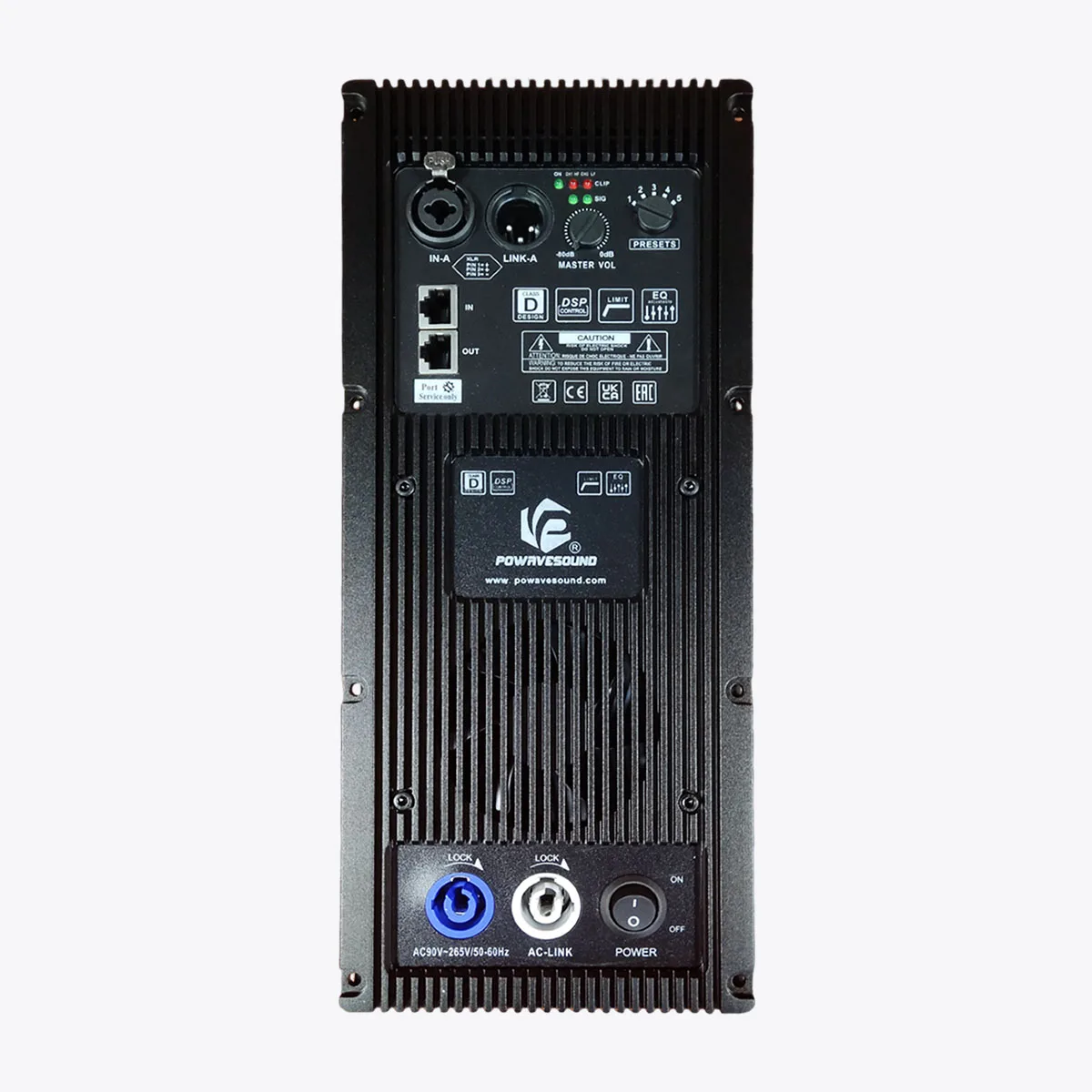 High End Audio Power Amplifiers 300~2000W Rms Active Speaker Amplifier Module Class D for Full-range Speakers with Dsp