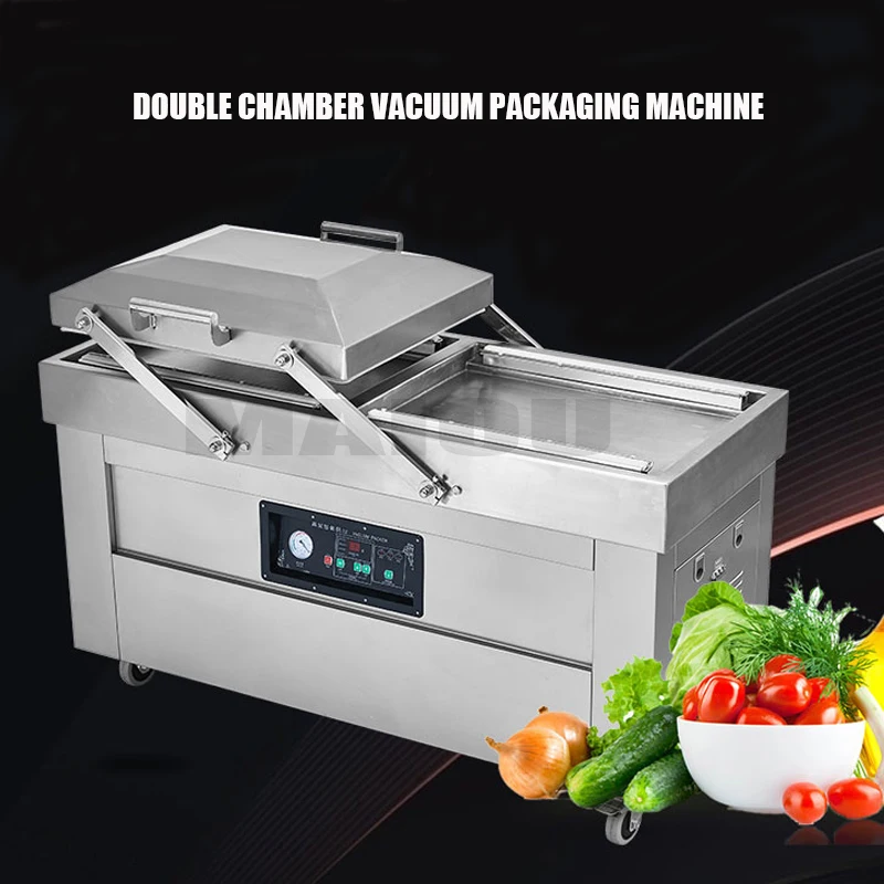 

Automatic Double Chamber Vacuum Packaging Machine Vacuum Printing Sealing Machine Vacuum Packer Food Bags Sealer