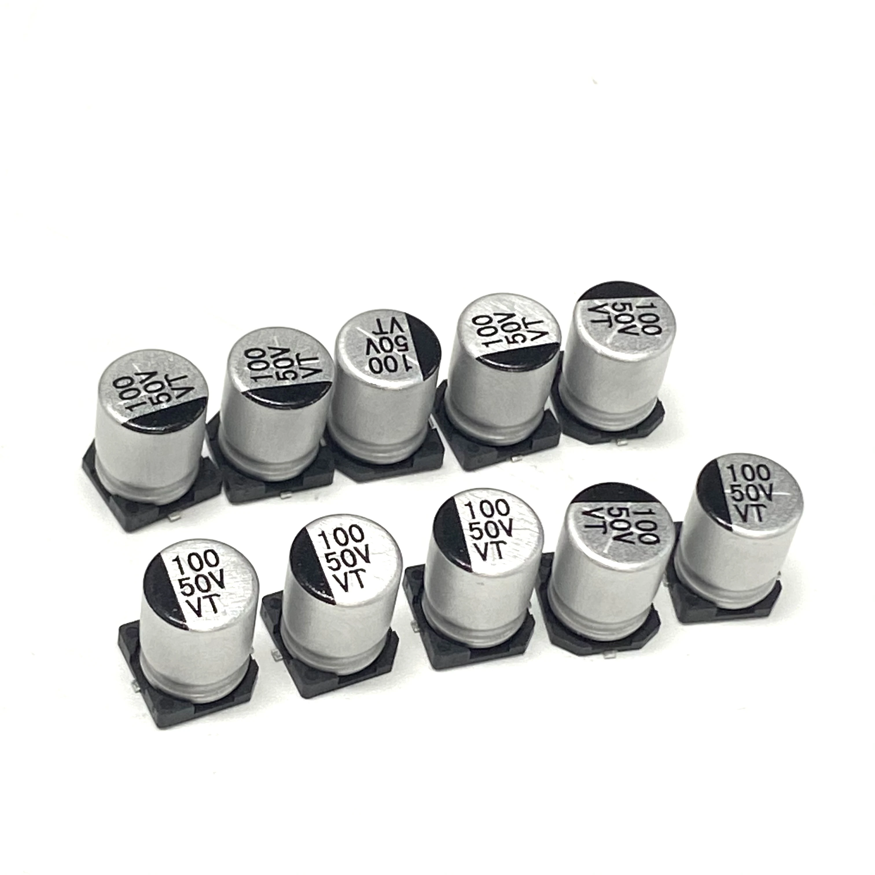 10pcs/lot Smd Aluminum Electrolytic Capacitor 50v 25v 16v 6v 35v 1000uf 10uf 220uf 47uf 220uf