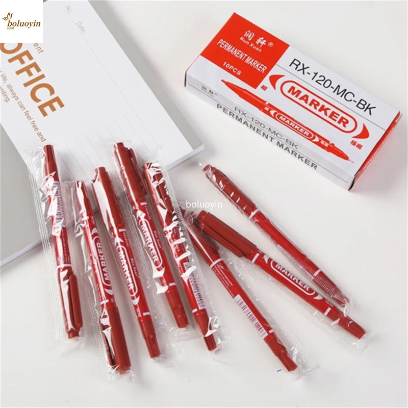 3PCS Skin Markers Fine Point  Large Capacity Ink 0.5mm & 1mm Scribe Tool Good Waterproof Ink Office School Marker Pens