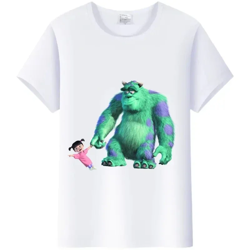 Disney Monsters University Children T-Shirt Kid Boy Girl Clothing Summer Cotton Tshirt Cartoon Graphic Teen Top Baby Casual Tee