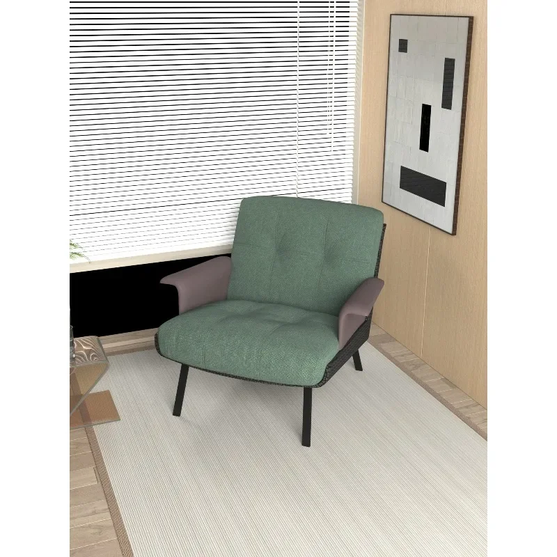 Armchair, single sofa, medieval style living room, homestay cafe negotiation chair