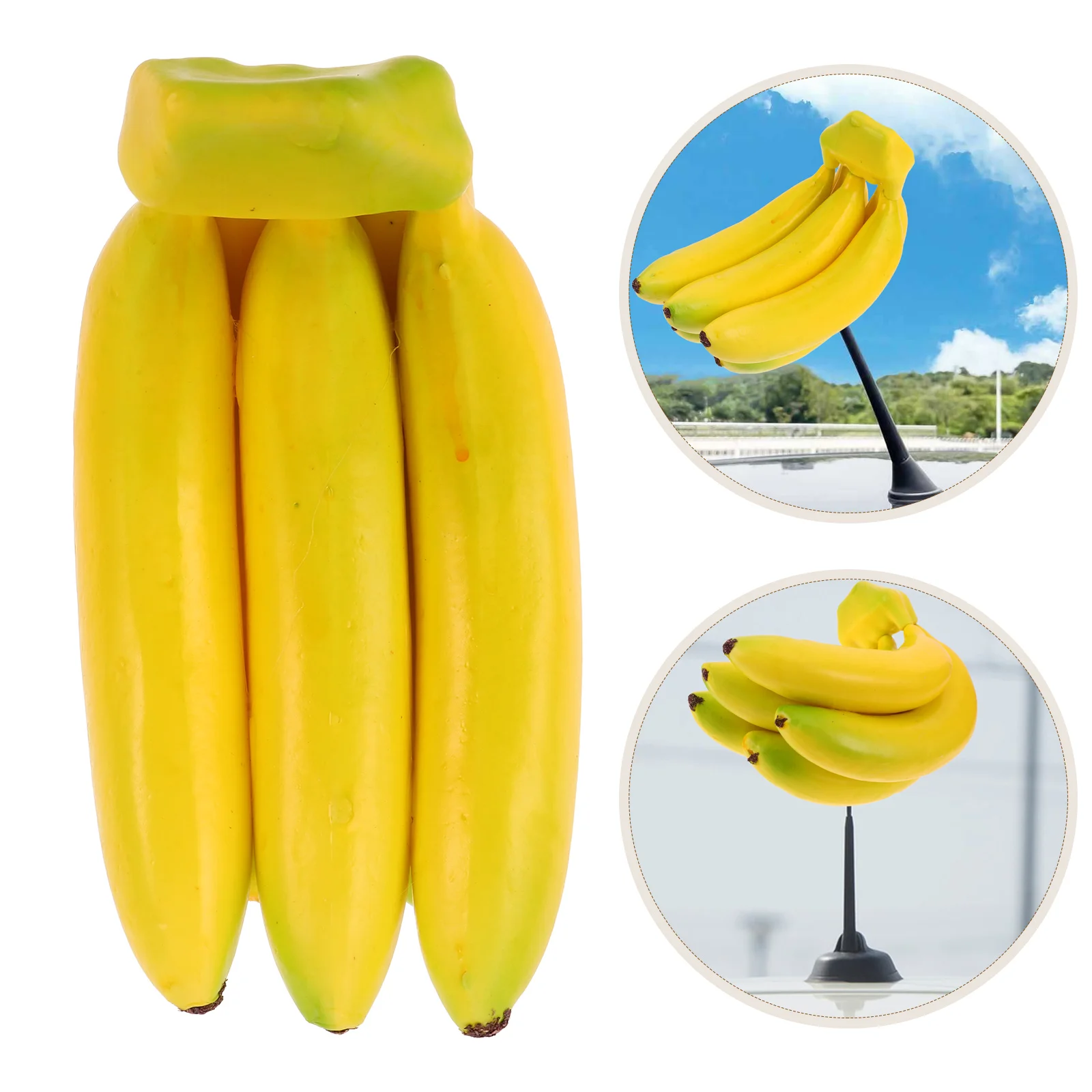 

Car Roof Decoration Cute Banana Antenna Topper Exterior Accessories Cartoon Vehicle Antenna Ornament