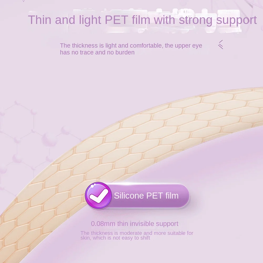 240PCS Nastro per doppia palpebra multi-dimensione di lunga durata Strumenti per occhi grandi autoadesivi naturali Nastro per sollevamento occhi impermeabile senza traccia unisex