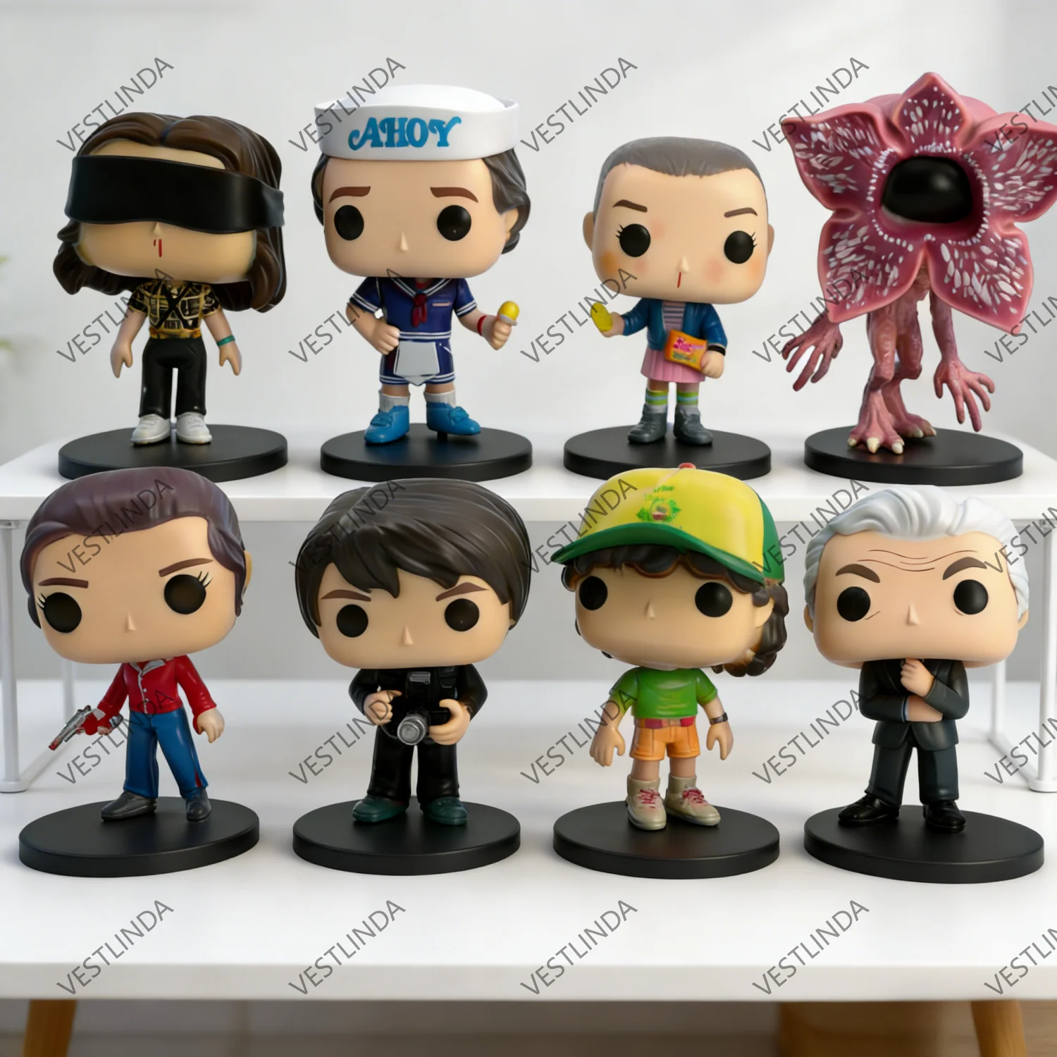 

Anime Strangers Things Figure Jane Ives/Will Byers/Mike Wheeler Action Figure Cosplay Vinyl ornament Figures Toy New Year gift