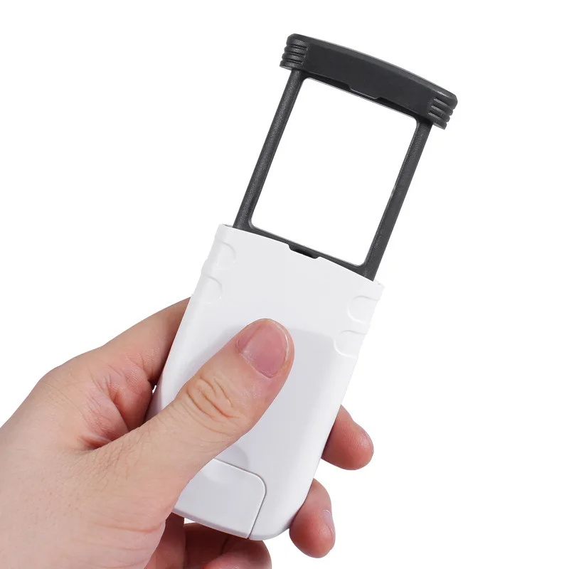 

4X Pocket Magnifying Glass Slide-out Mini Magnifier with LED Light Portable Illuminated Jewelry Loupe for Reading Crafts HD Lens