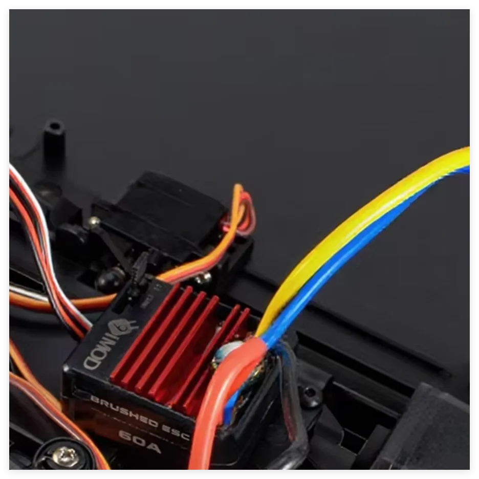 

9IMOD 60A Brushed ESC IP65 Waterproof BEC 5V/2A 2-3S Lipo For 550 540 Motors For 1/10 RC Crawler Car Electronic Speed Contr