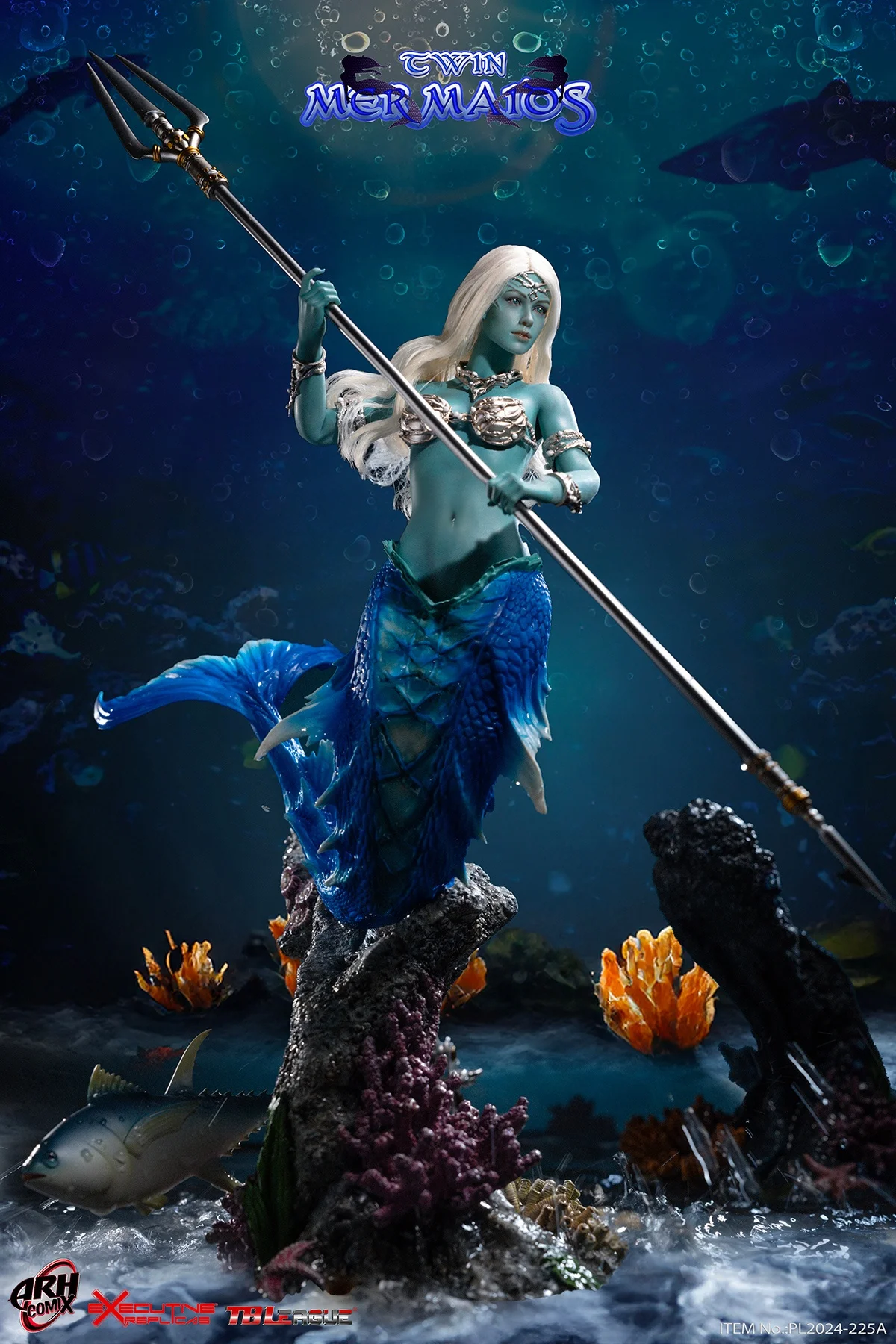 TBLeague PL2024-225 1/6 Mermaid Sharleze Action Figure 12'' Female Soldier Full Set Collectible Model Toy