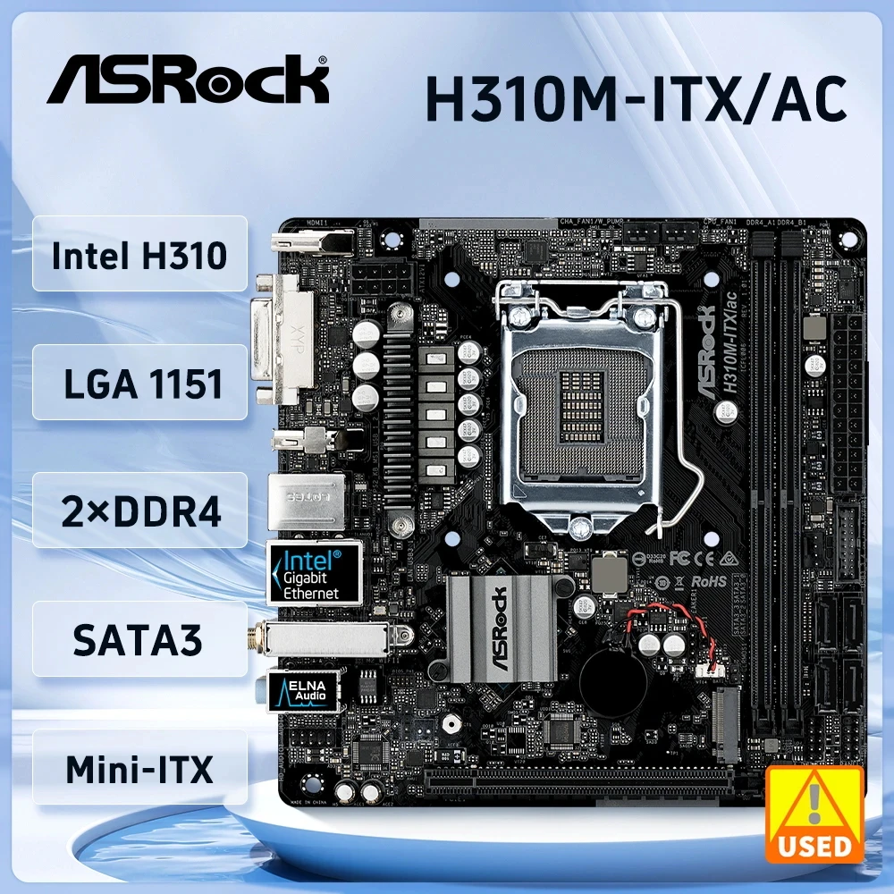 Asrock H310M-Itx/Ac…