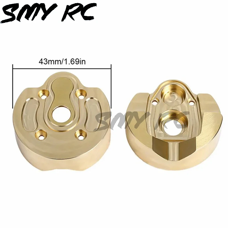 Axial Scx10 III simulazione di terza generazione Climbing Car Brass contrappeso Block Gear Cover Counterweight List 84g