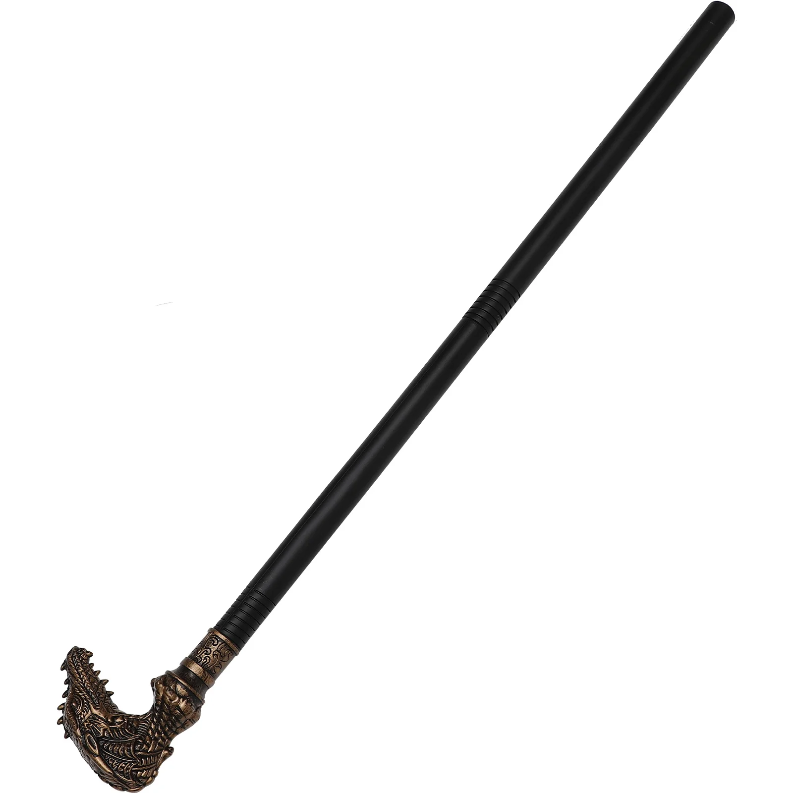 Leichter Drachenkopf-Stock im Punk-Stil, Halloween-Gehstock, Cosplay-Requisite, exquisites Handwerk, dekoratives Accessoire