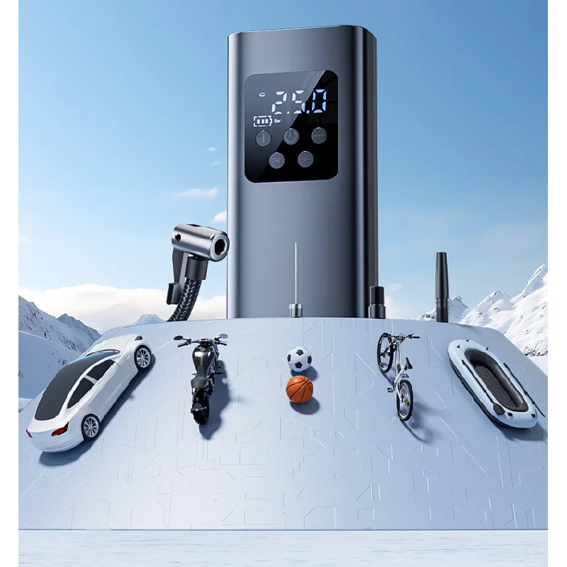 

Wireless Portable Tire Inflator Pump Car Air Compressor With LCD Digital Display For Car Motorcycles Bicycle Ball