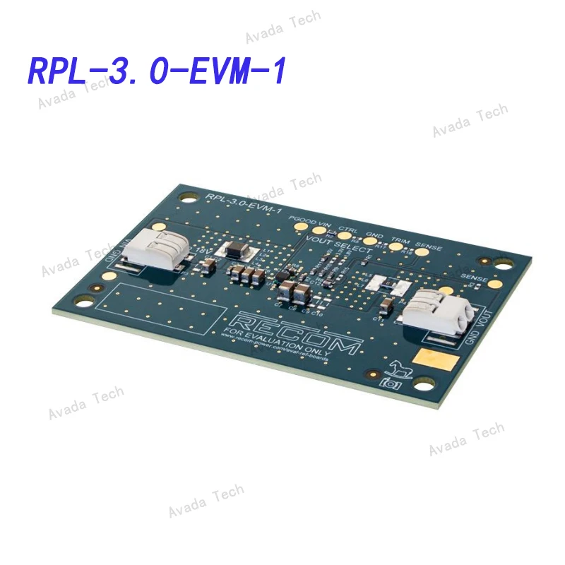 

Avada Tech RPL-3.0-EVM-1 Power Management IC Development Tool 4-18Vin 1.8-5.2 Vout 3A Eval Mod