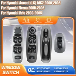 For Hyundai Accent Verna Avega Brio 2000 2001 2002 2003 2004 2005 Car Power Window Master Switch Button  93570-25020 93570-25000