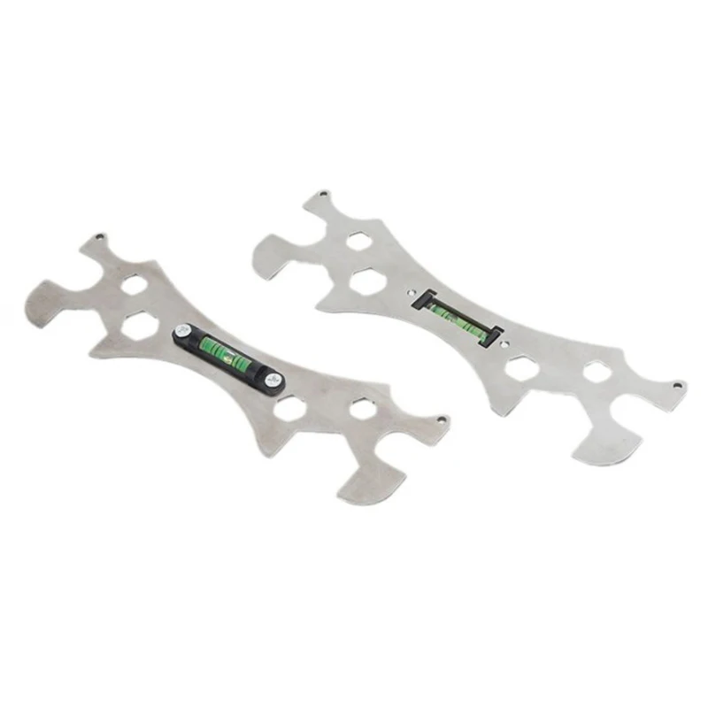 [TL]Practical Multifunctional Bend Angle Leveling Wrench Universal Fit for Bathroom Shower Faucet Installation Repair
