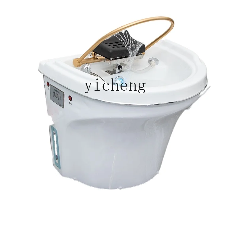 

YY Head Therapy Basin Movable Wheel Water Storage Heating Water Circulation Fumigation