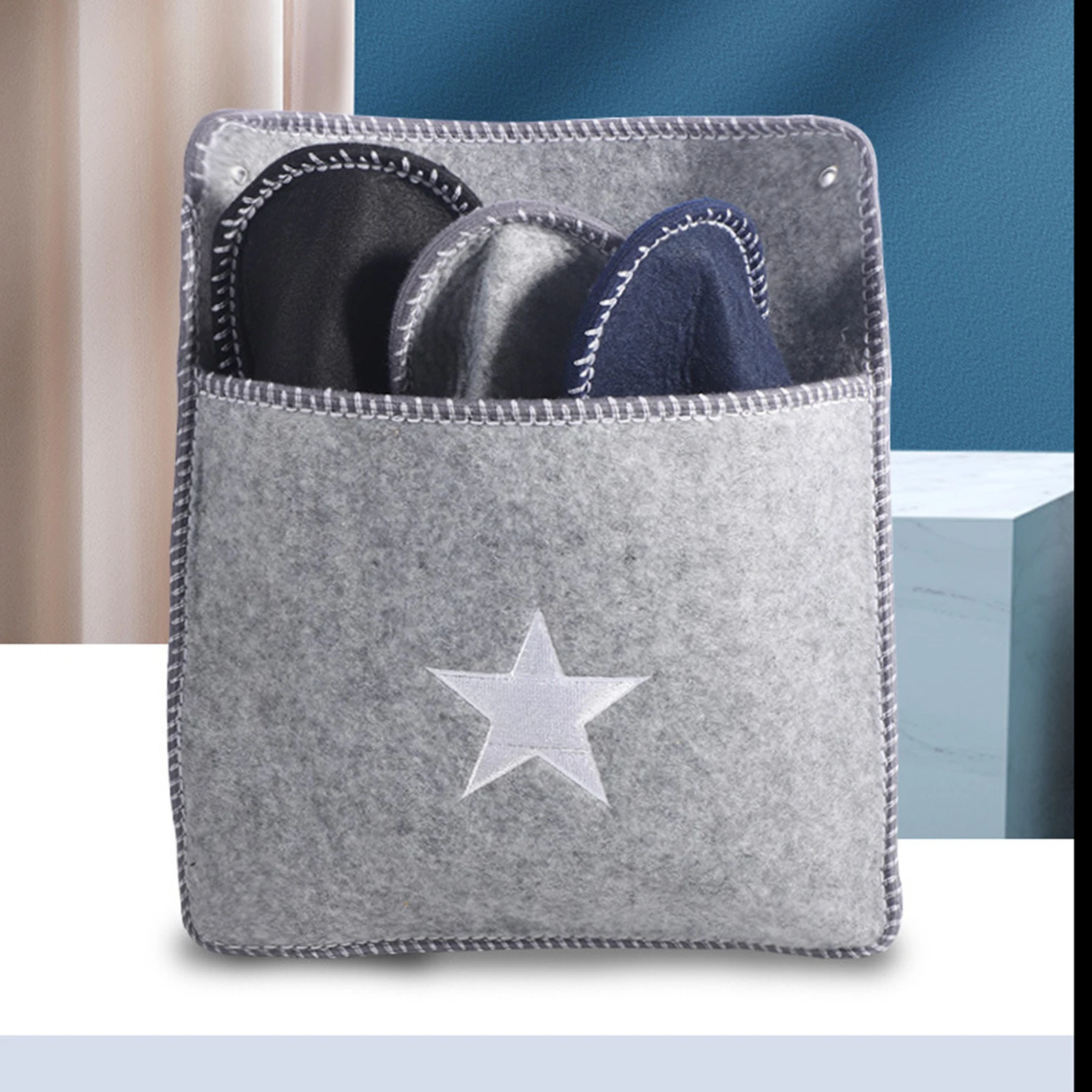 مجموعة 6 أزواج من شباشب الضيوف في منزل العائلة مع نعل غير قابل للانزلاق ومقدمة مغلقة للاستعمال مرة واحدة لغرفة النوم وحفلات الزفاف والسفر