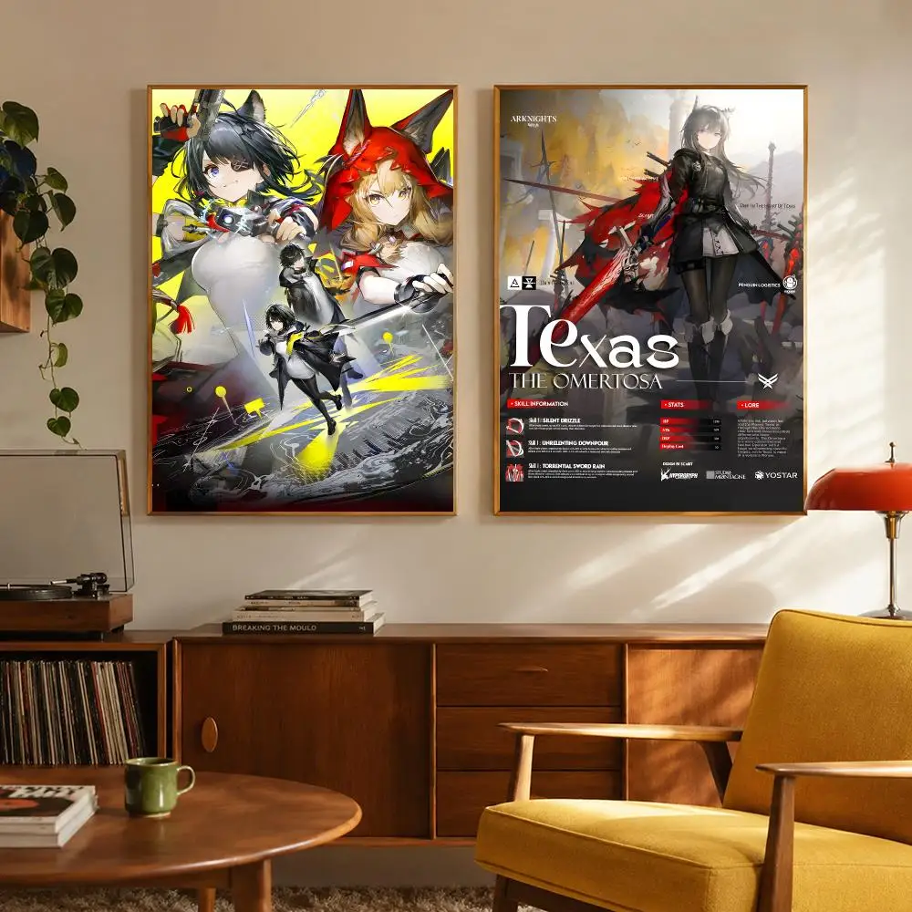 Strategy Game Arknights Endfield Poster Digital Solvent Print Waterproof PP Fade-Resistant Wall Art Room Decor Gift