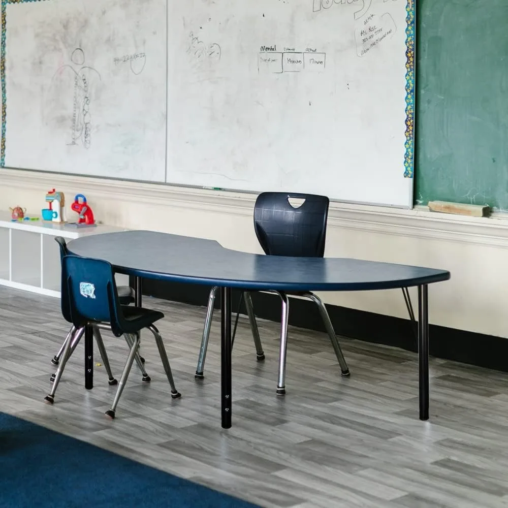 Pernas de mesa de metal ajustáveis de 24 a 40 polegadas para mesa de escritório doméstico, conjunto de 4 pernas de móveis DIY preto