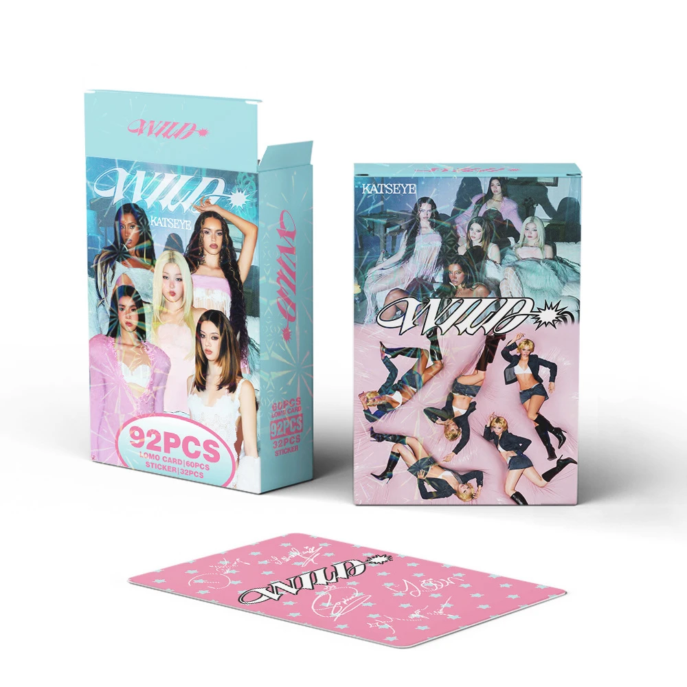 2026 KPOP KATSEYE Neue Fotokarte LOMO-Karte 2026 The WildWorld Tour Gleiche Kollektion Gedenkkarte Spielzeug Geschenk – Detail 26