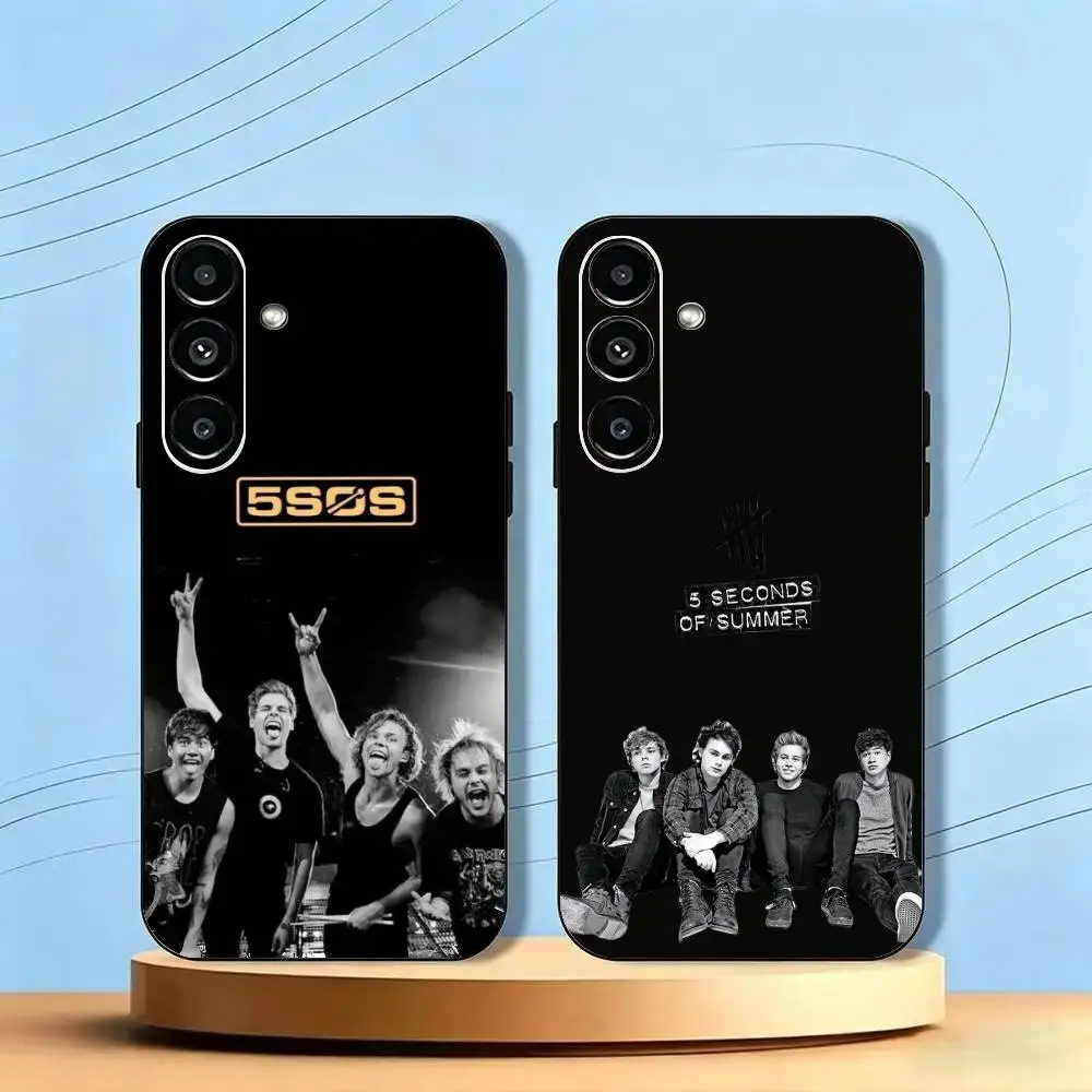 Чехол для телефона 5SOS 5 Seconds Of Summer для Samsung Galaxy с точными вырезами, ультратонкий, ударопрочный, из ТПУ, с принтом