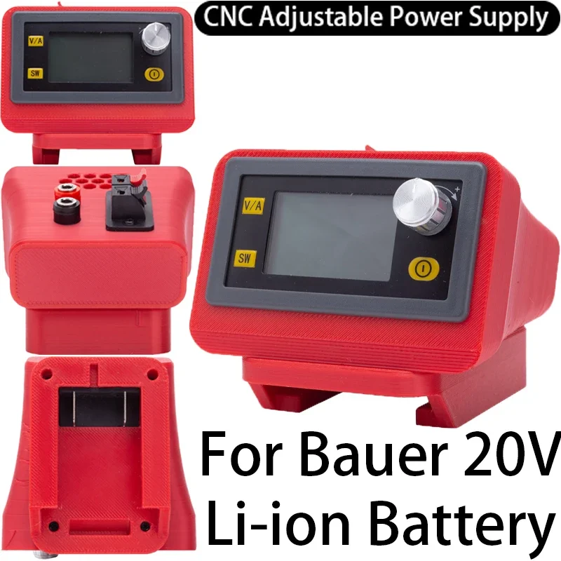 For Bauer 20V Li-ion Battery Adapter Buck-boost Controllable Power Supply CNC Portable Adjustable Regulated Power Supply