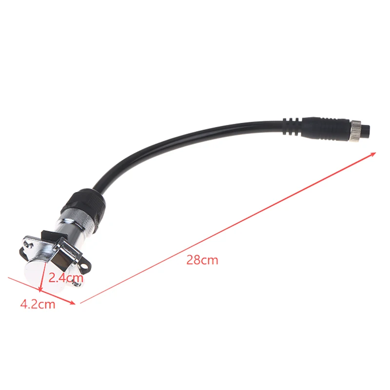 【CR】4Pin J6P JH6 Dedicated Rearview Camera Reverse Image Connection Cable J6 Jiefang Original Vehicle Monitoring Spring Wire
