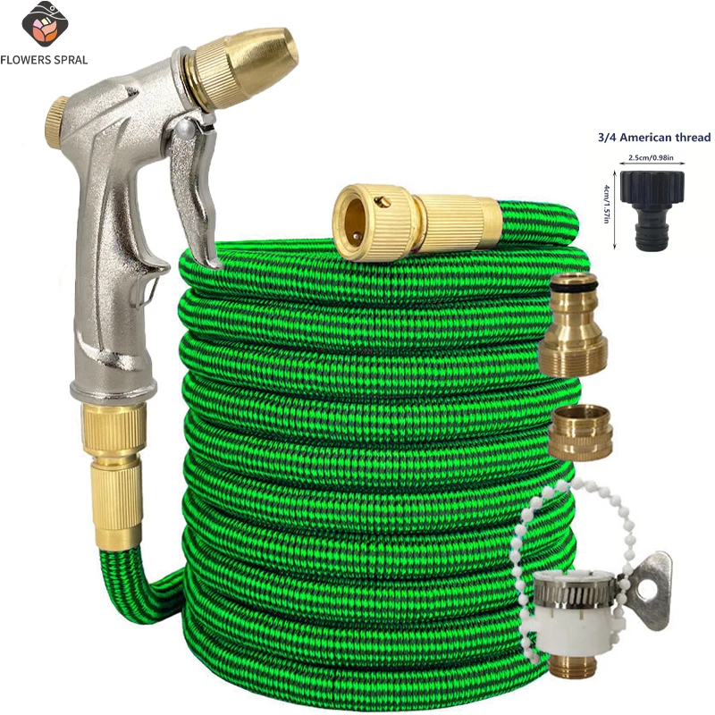 

Metal Water Gun Garden Retractable Watering Hose, Multiple Mode Adjustment, Garden Water Pipe, Gardening Irrigation Accessories