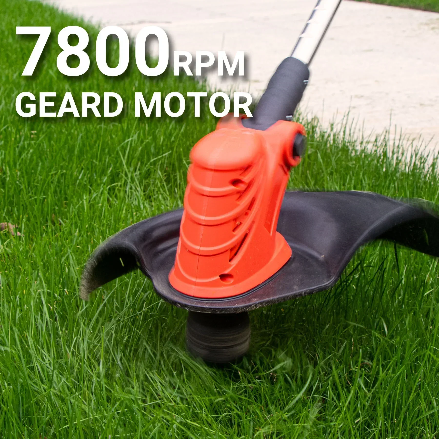 21V 7800RPM Grass Trimmer Length Adjustable  Timmer Garden Cutter Lawn Mower Cordless Compatible With Makita 18V