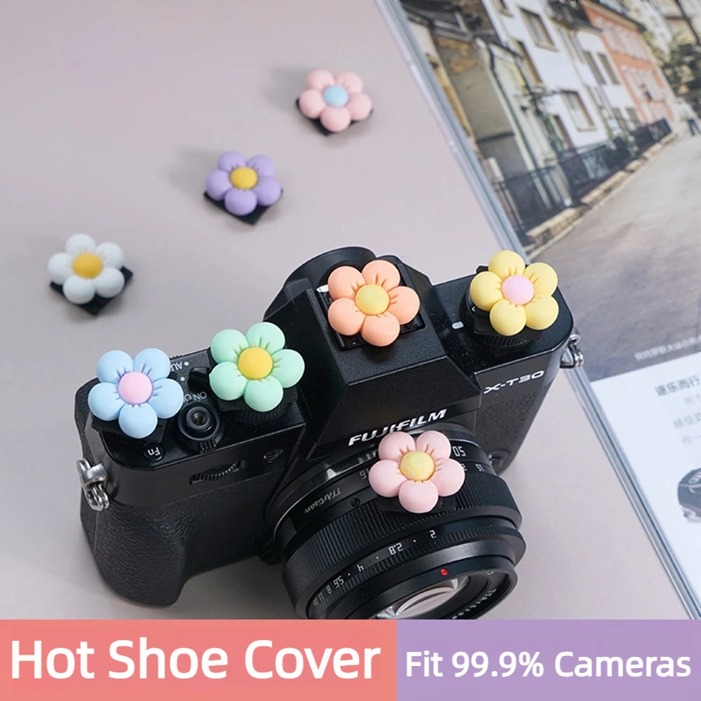 カメラホットシューカバー素敵な漫画の花キャップキヤノンニコン - Macro Photography Lighting Kit のレビューと価格