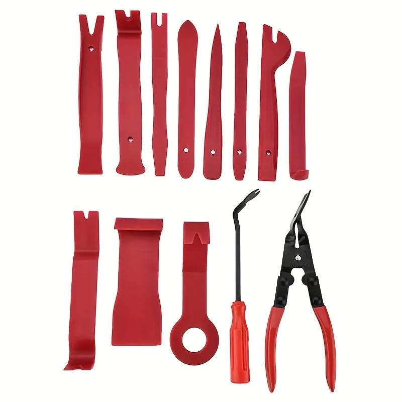 25pcs Hand Tool Set Pry Disassembly Tool Interior Door Clip Panel Trim Dashboard Removal Tool Kit Auto Car Opening Repair Tool