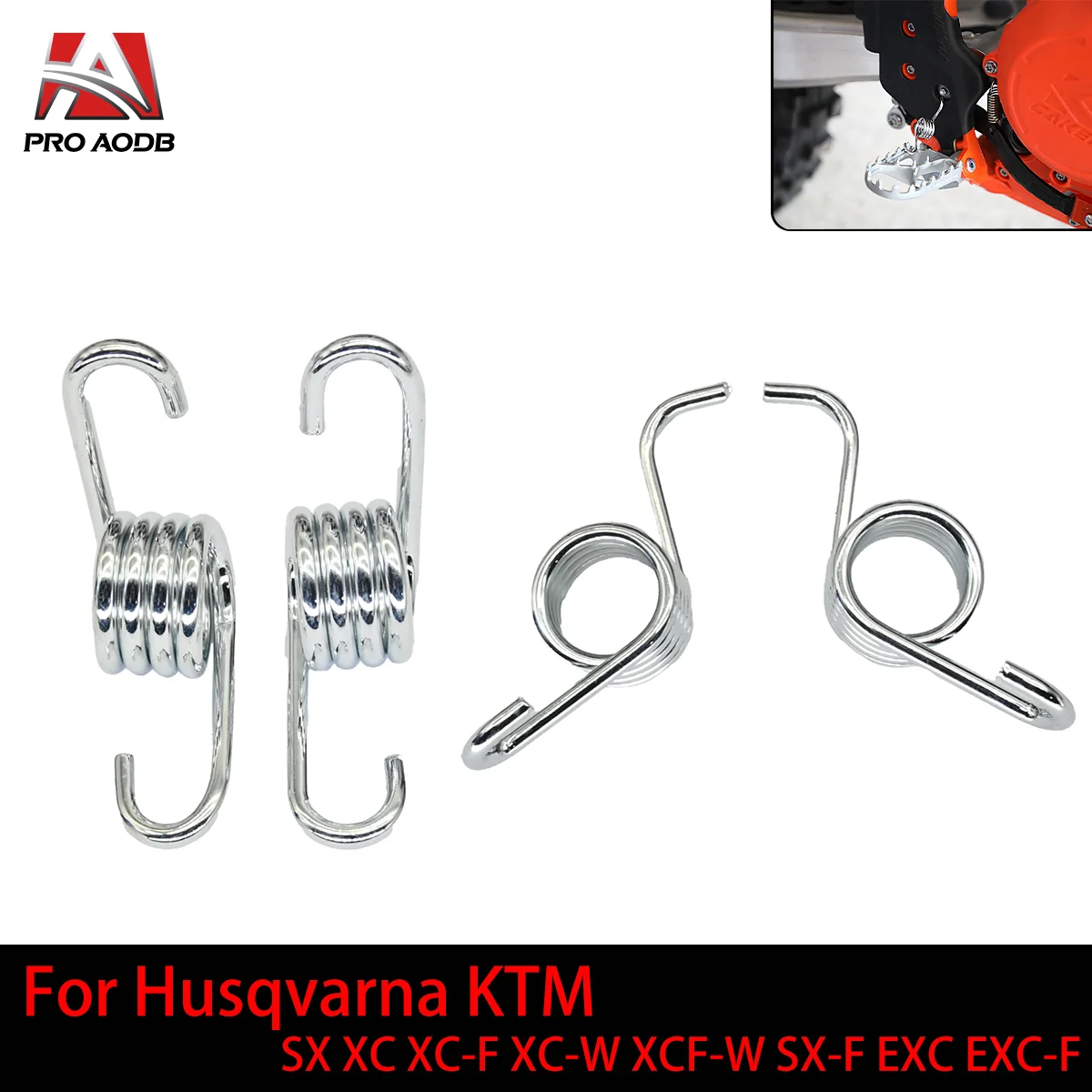 

Motorcycle Footpegs Foot Pegs Footrest Spring For KTM SX SXF EXC EXC XC XCF XCW XCFW For Husqvarna TC FC FE TE FS 1998-2022 2023