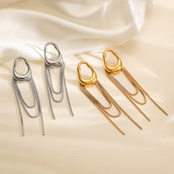 NEWBUY New Arrival INS Tassels Drop Earrings For Women Girls,High Quality Daily Jewelry Perfect For Everyday Wear