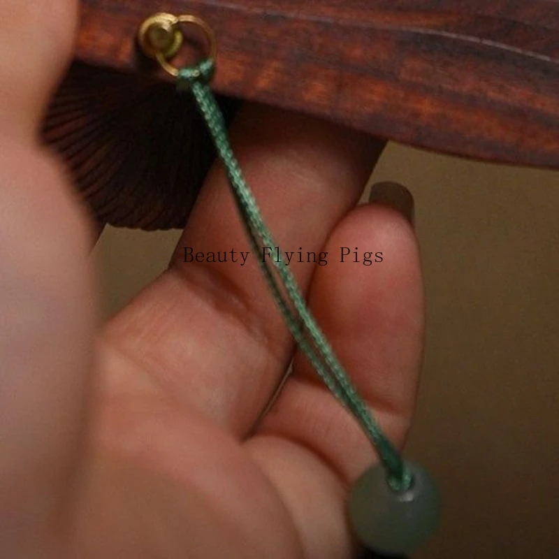 1pc Chinese Sandalwood Fan Pre Sale Payment Customized Version Hollow Folding Fan Ornament Home TV Cabinet Decorations