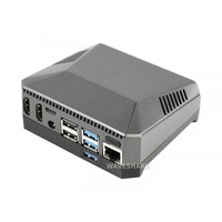 Argon One M.2: Aluminum Case For Raspberry Pi 4, With M.2 Expansion Slot Magnetic sliding cover, Adapter board, cooling fan