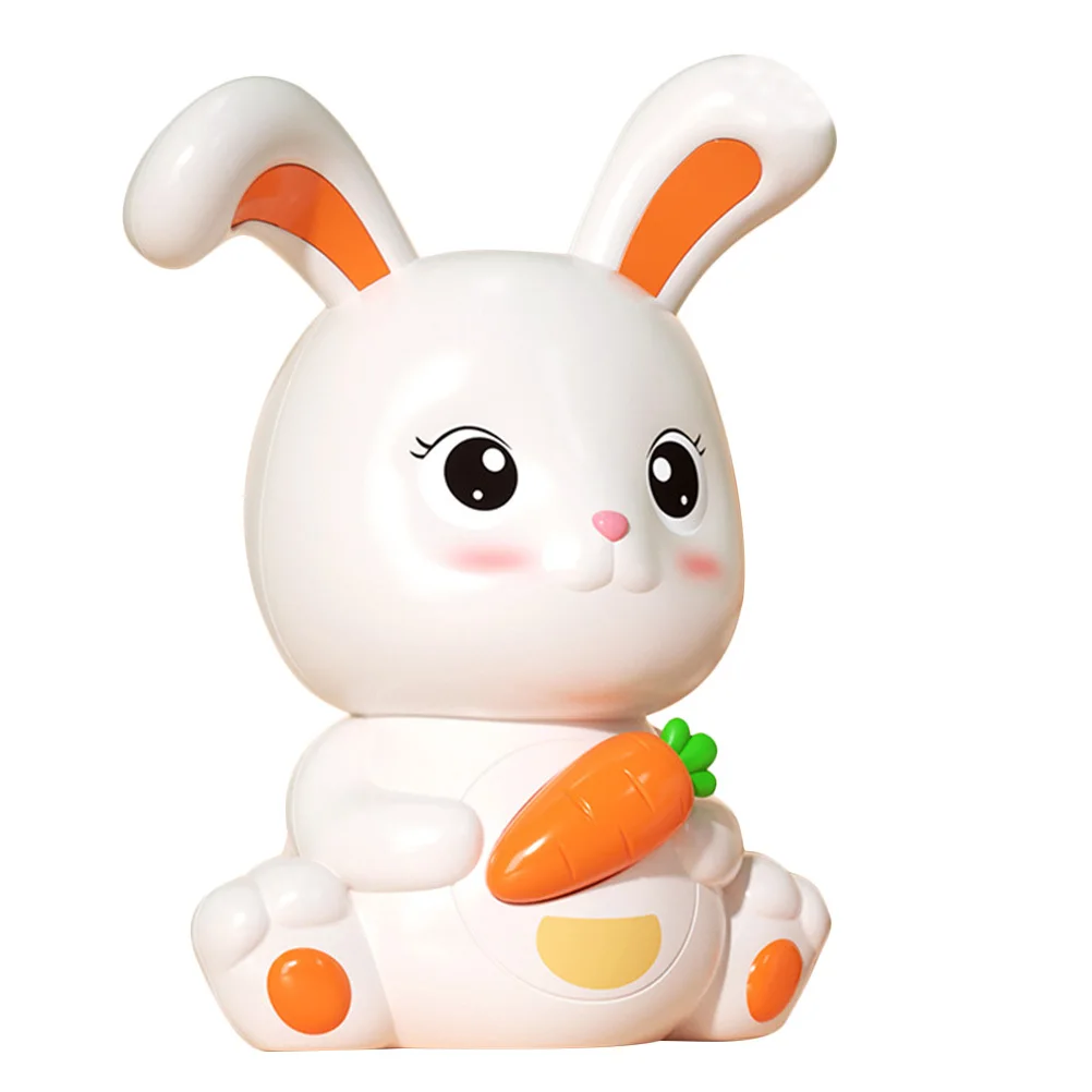 Niezgniecalna skarbonka królik, plastikowa skarbonka w kształcie królika, prezent dla dzieci, urodziny, Boże Narodzenie, urocza skarbonka króliczek.